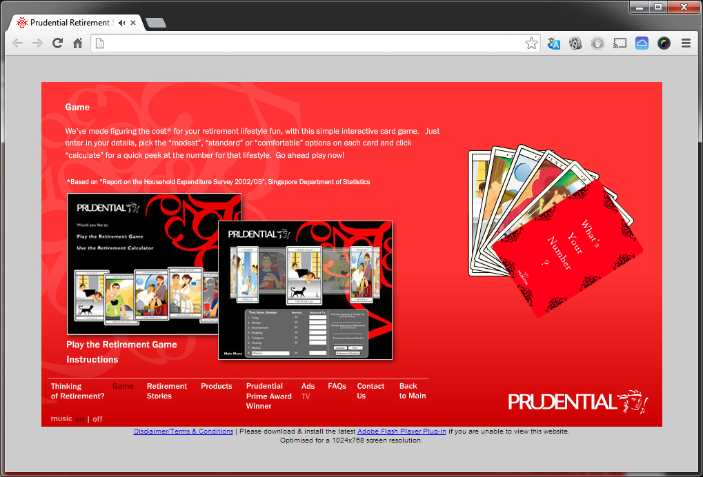 Prudential “What’s Your Number?” (Microsite)